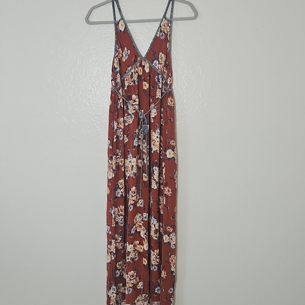 Xhilaration Brown and Black Patterned Dress - Picture 4 of 8